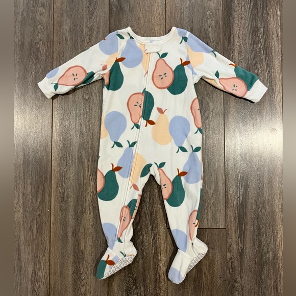 2 Carters Fleece Footed Sleepers - Picture 2 of 13